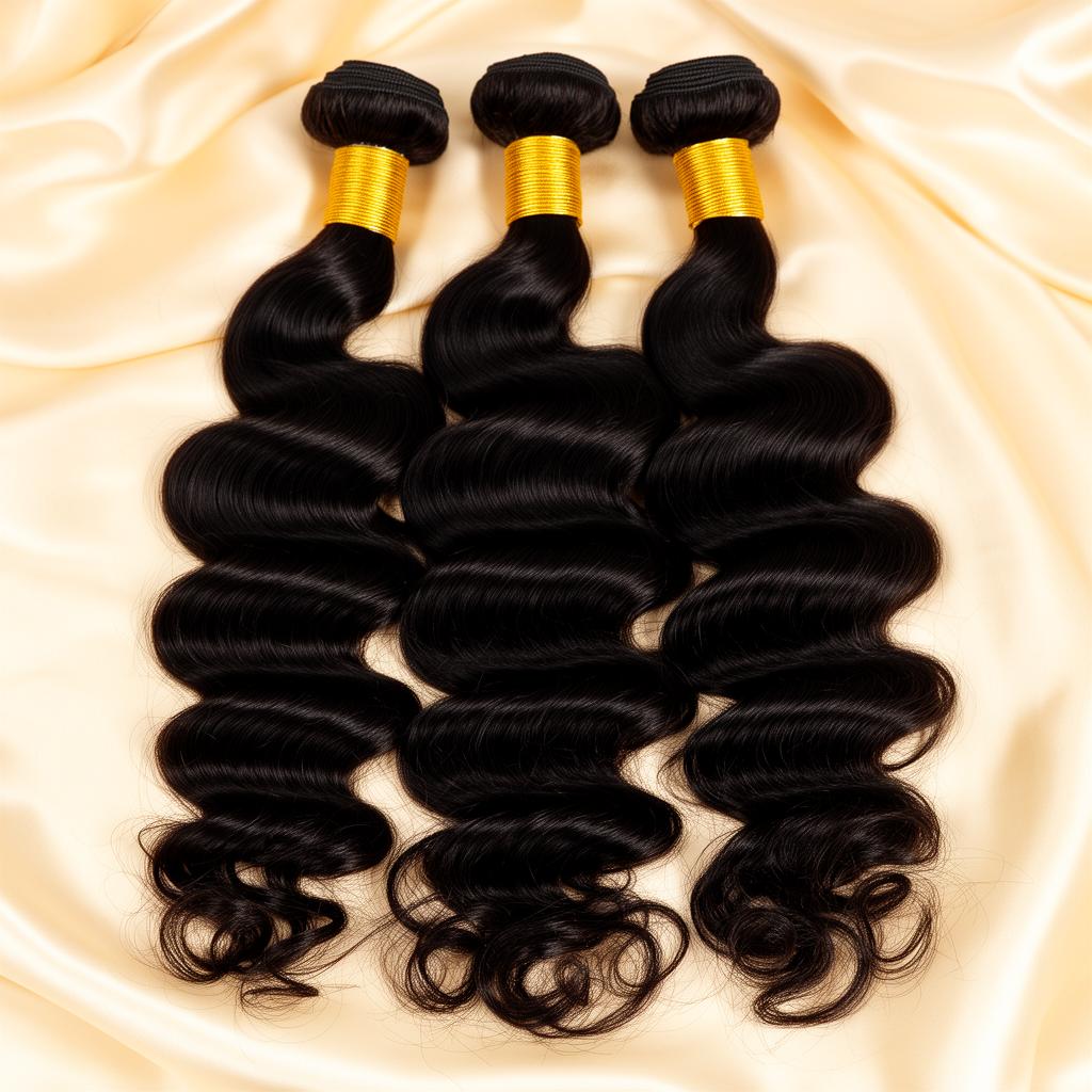 Indian Loose Wave Bundle Deal - Premium virgin hair bundles with frontal